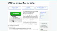 Desktop Screenshot of irsdataretrievaltool.com