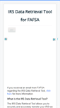 Mobile Screenshot of irsdataretrievaltool.com